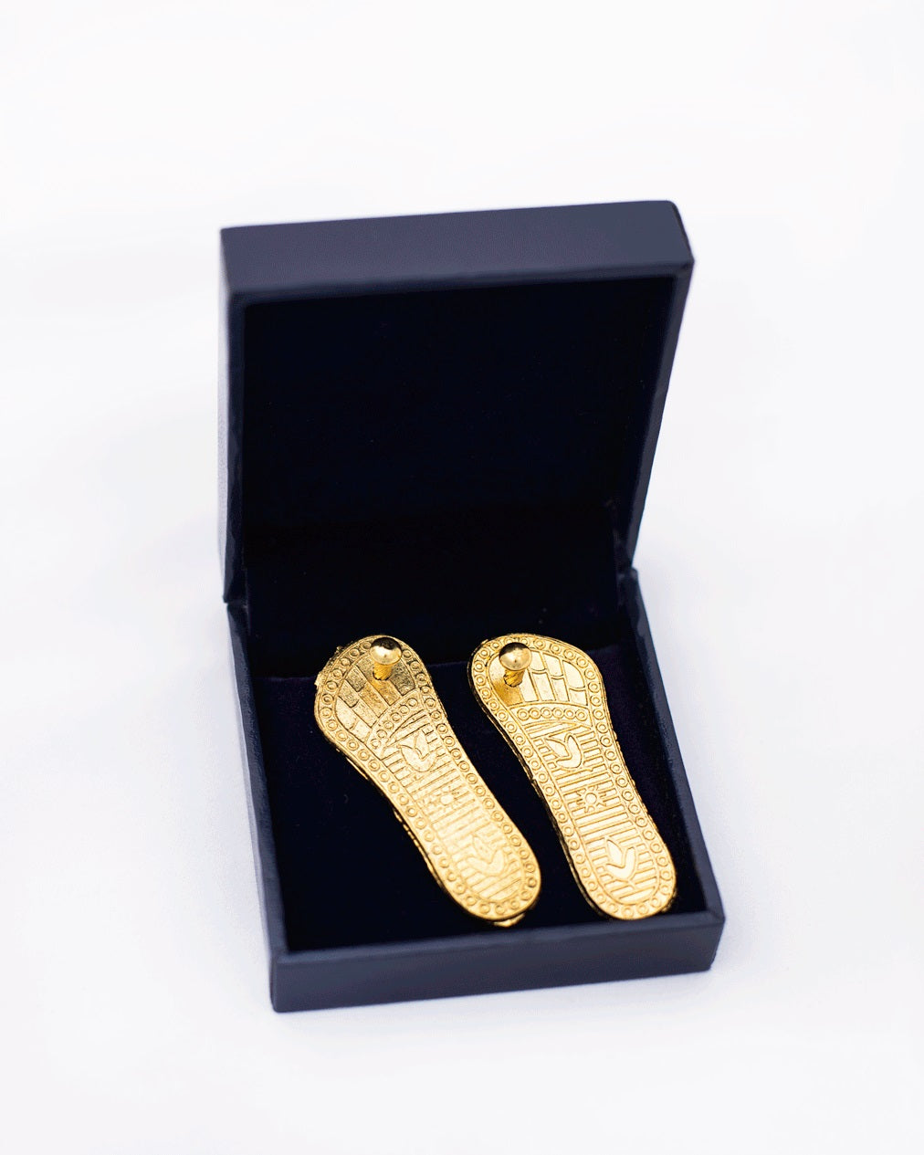 Padukas: Metal (brass) - Small
