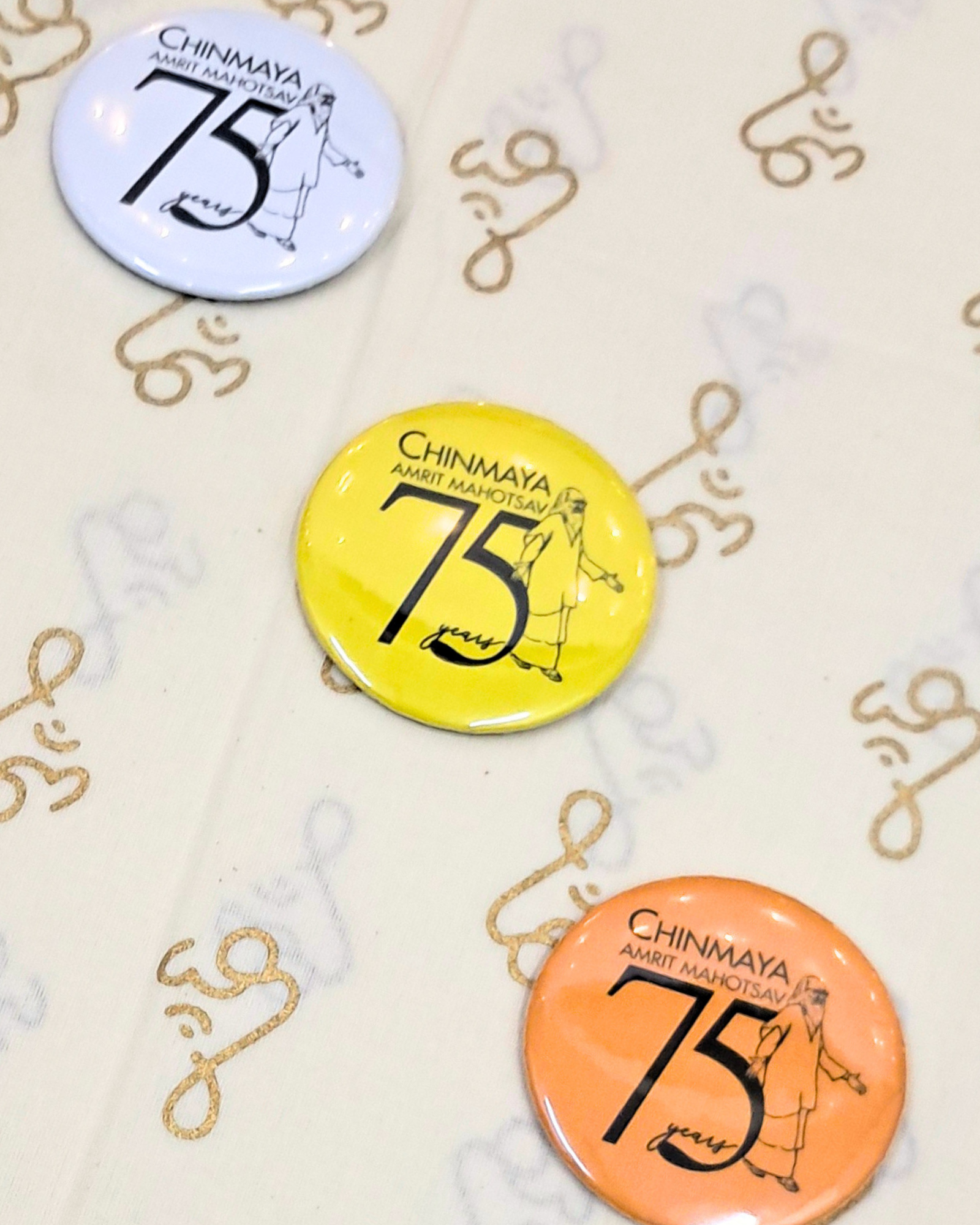 Chinmaya Amrit Mahotsav – 75 Years Commemorative Badge