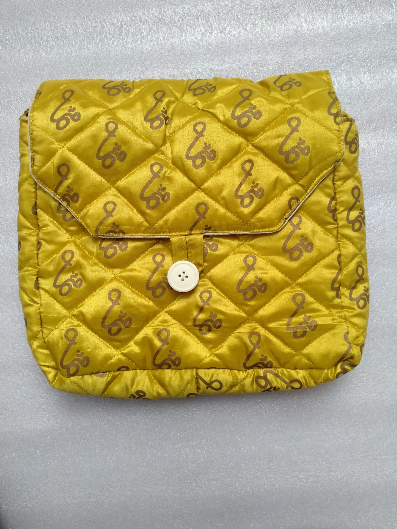 Bag: Silk Om Print In Assorted Colours - Messenger Bag