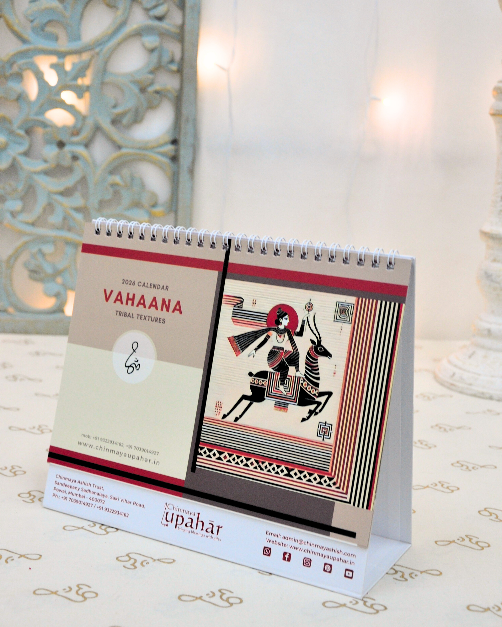 2026 Desk Calendar – Vahaana in Tribal Art