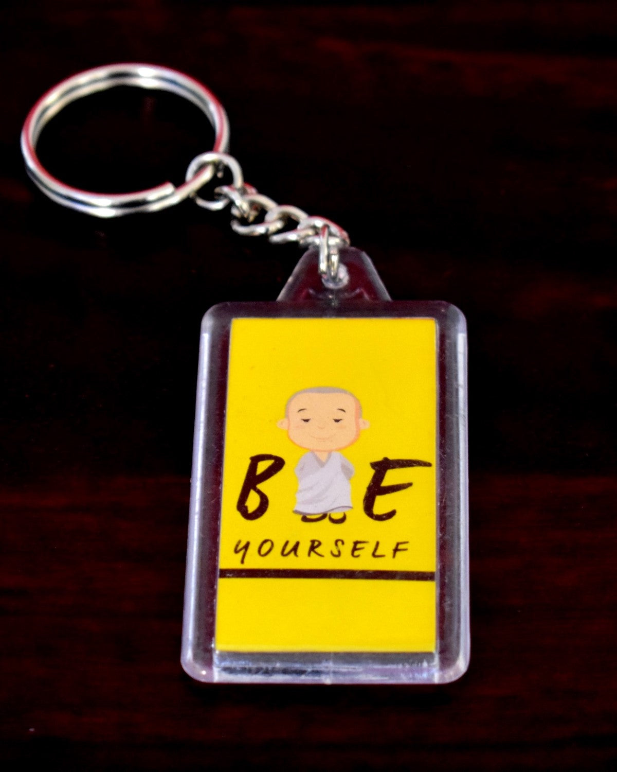 Keychain: Acrylic with Quote - Be Yourself