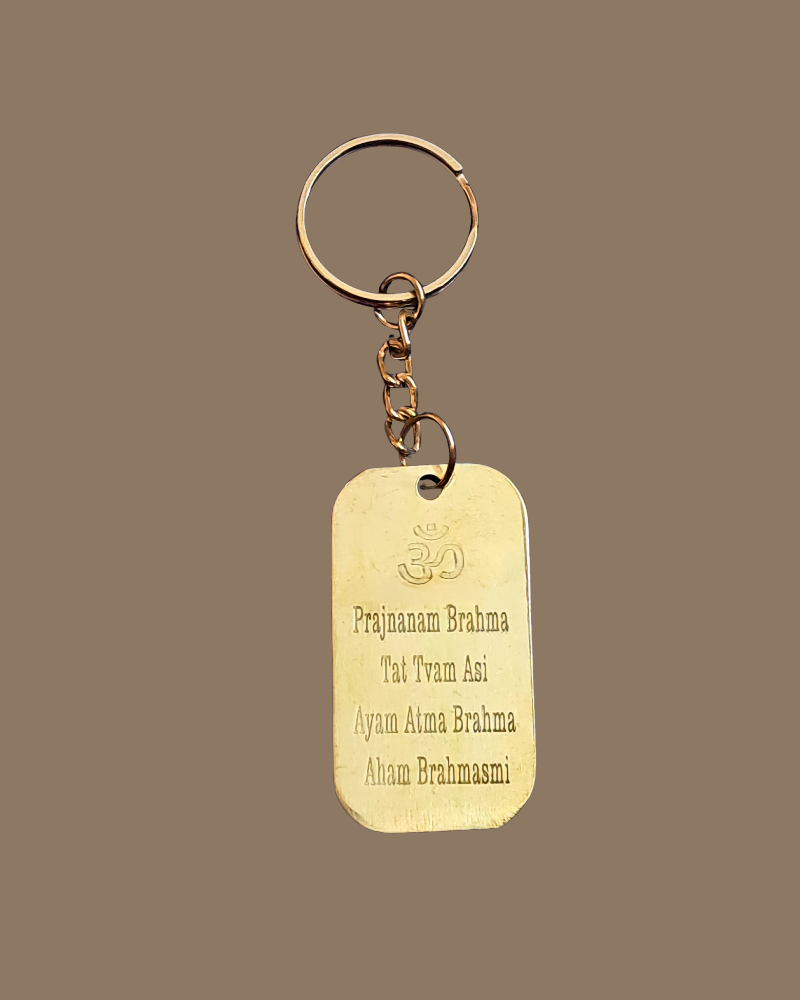 Engraved Brass BMI Keychain