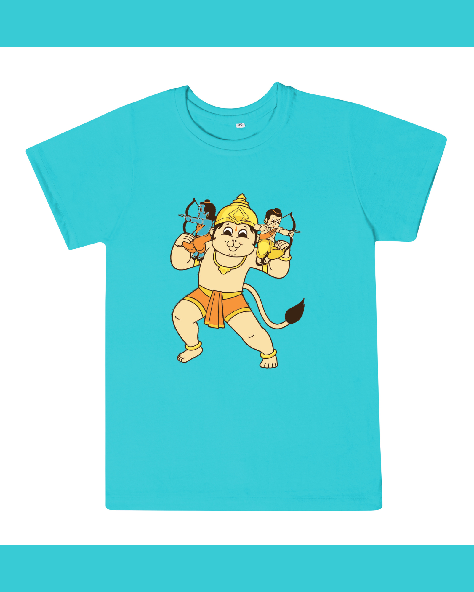 T-Shirt: Kids - Hanuman with Rama Lakshman