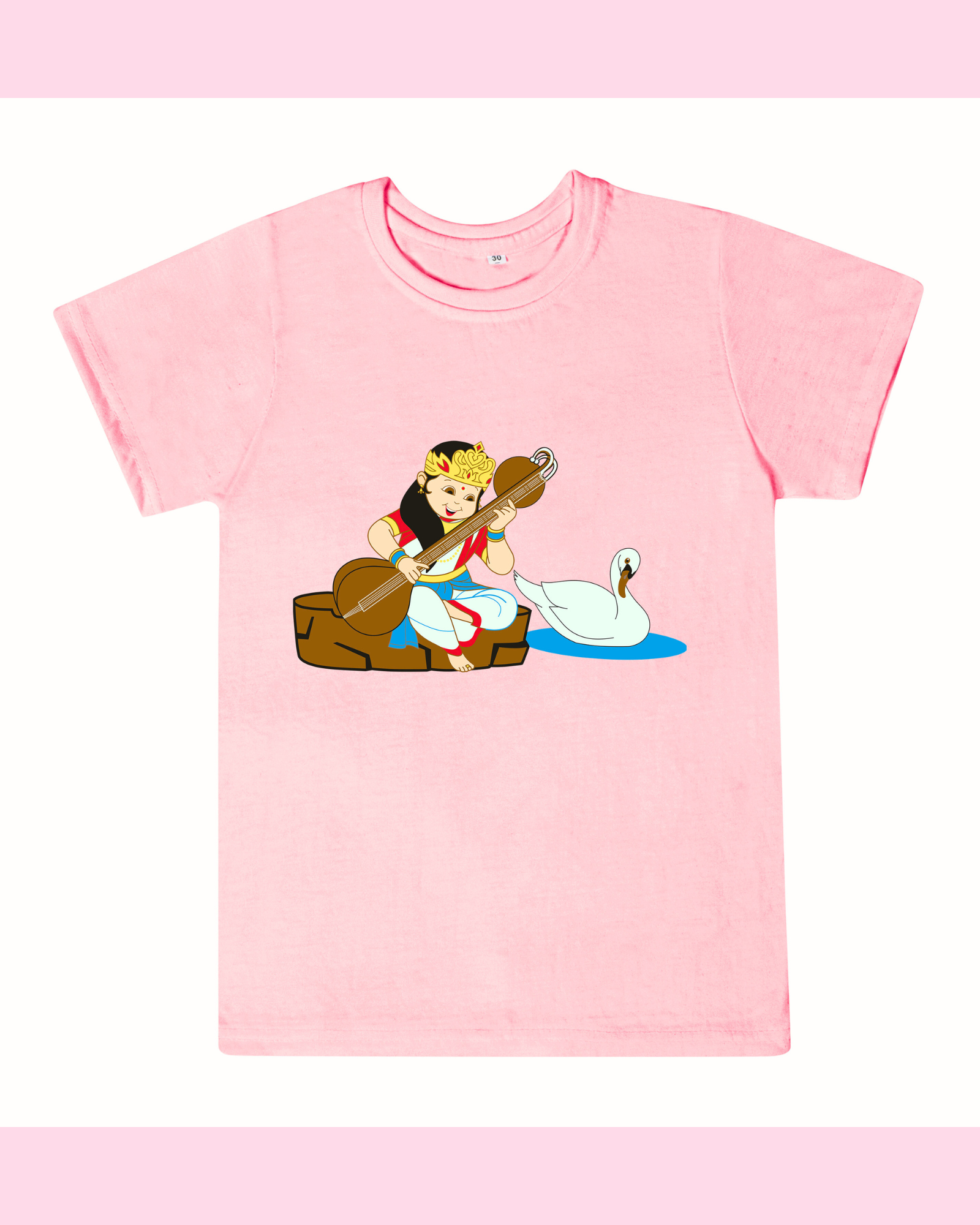 T-Shirt: Kids - Saraswati with Veena