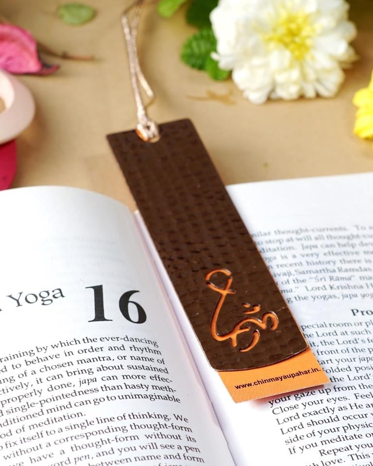 Copper: Bookmark with Om Cut-Out