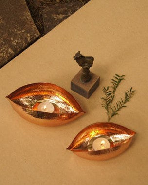 Copper: T-Light - Copper Pod - Large