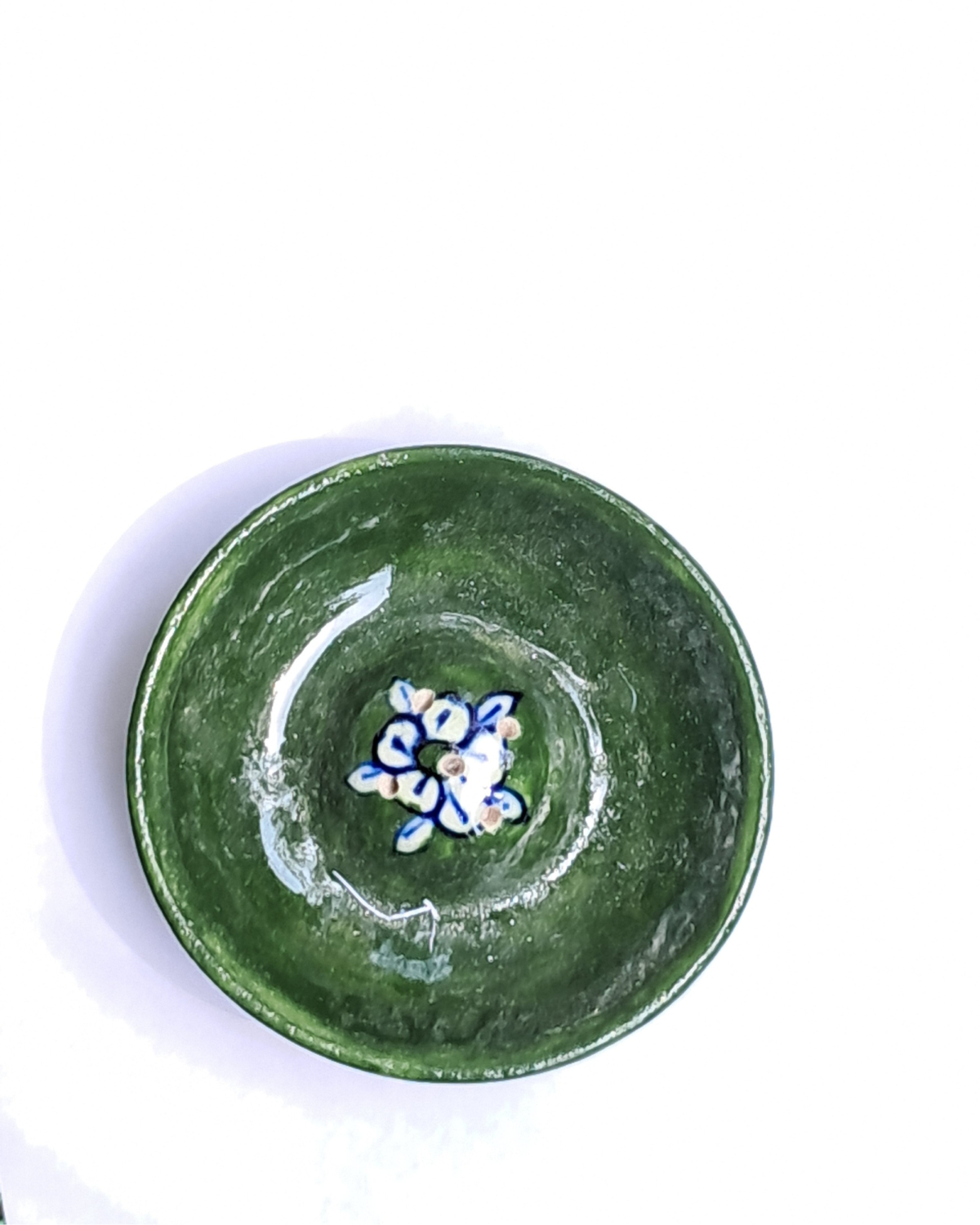Agarbatti Holder: Blue Pottery - Small