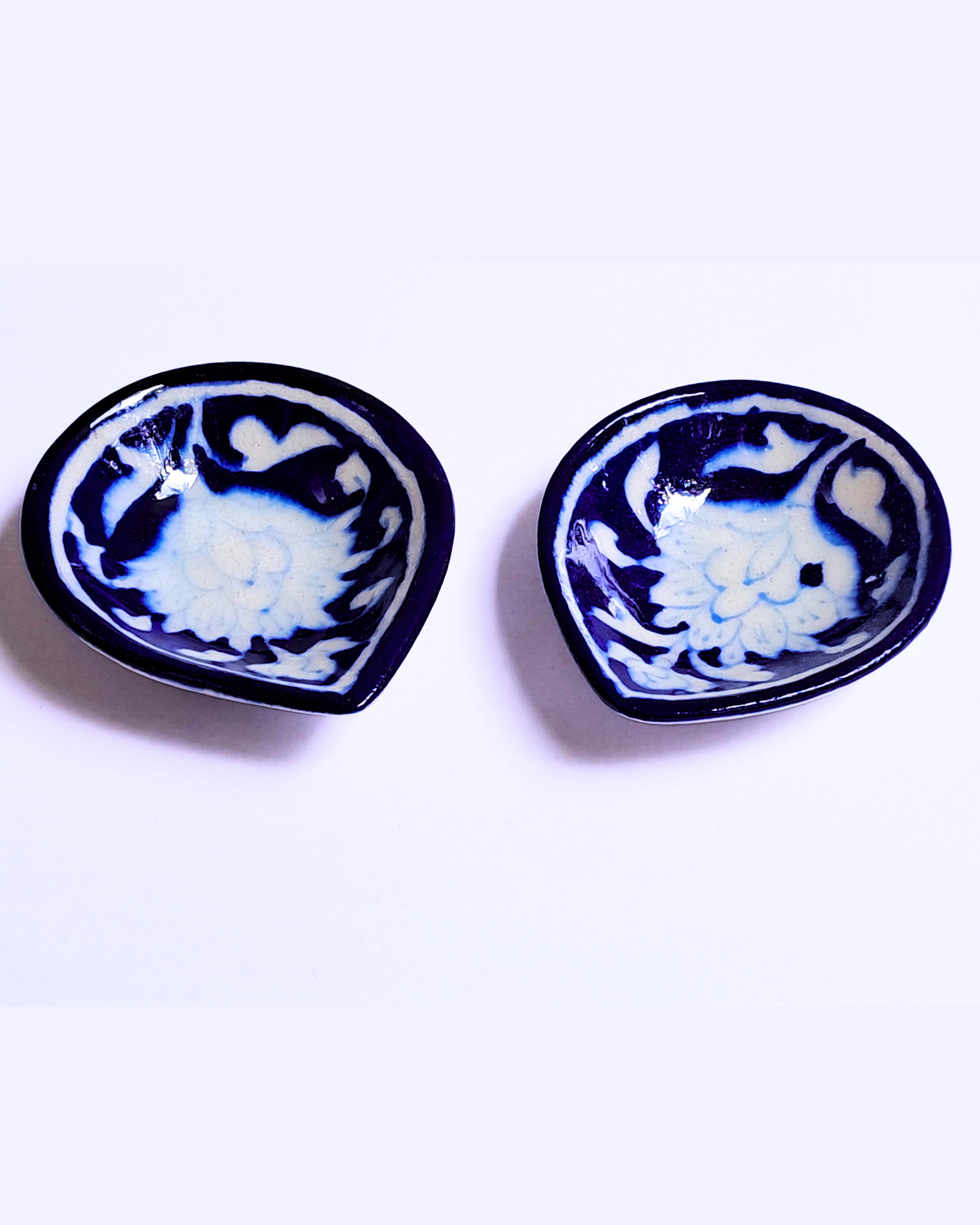 Diya: Blue Pottery