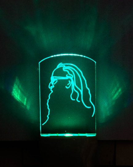Night Lamp: Swami Chinmayananda