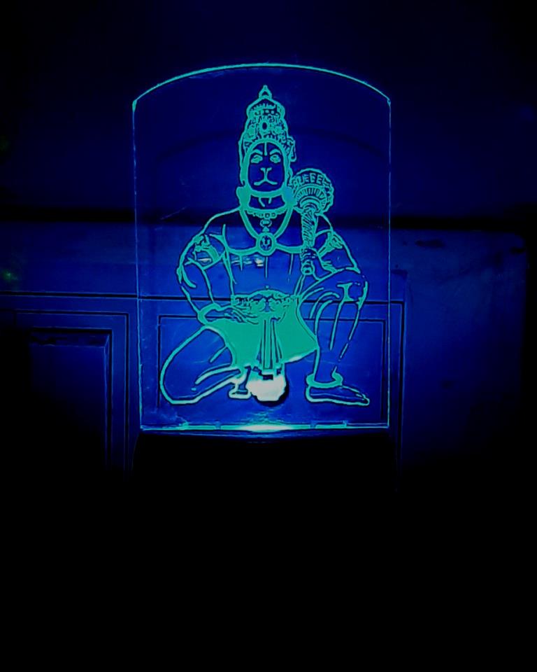 Night Lamp: Hanuman