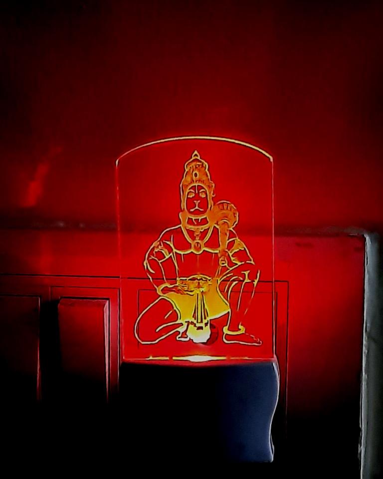 Night Lamp: Hanuman