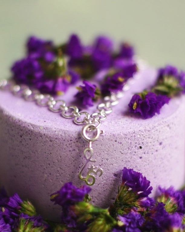 Silver: Sterling Om Charm