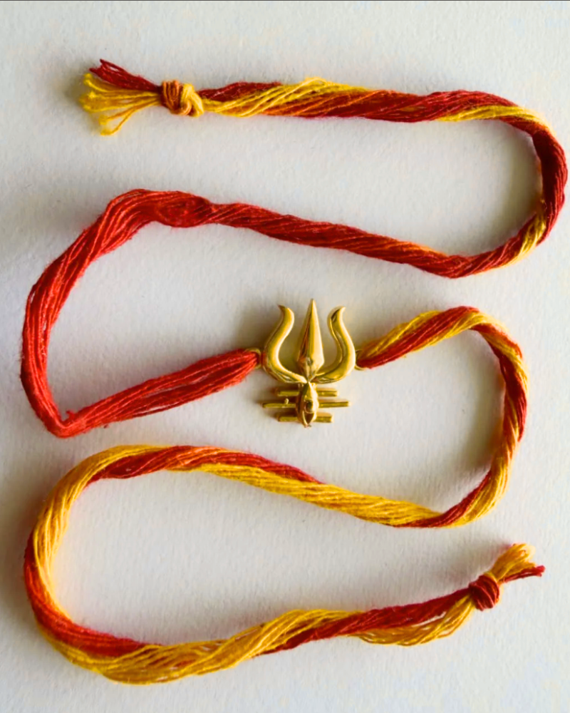 Neelkanth Rakhi – Mangalam Collection – 22K Gold-Plated