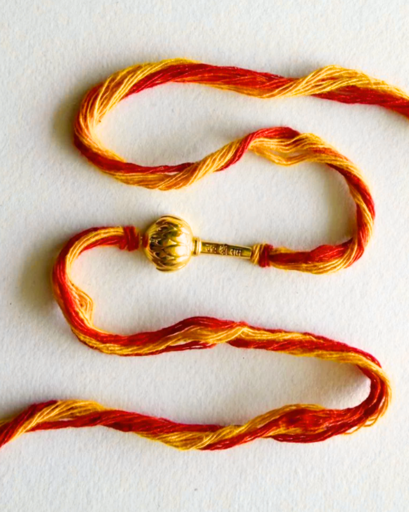 Anjaneya Rakhi – Mangalam Collection – 22K Gold-Plated