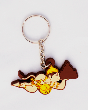 Keychain: Rubber - Little Gods - Hanuman