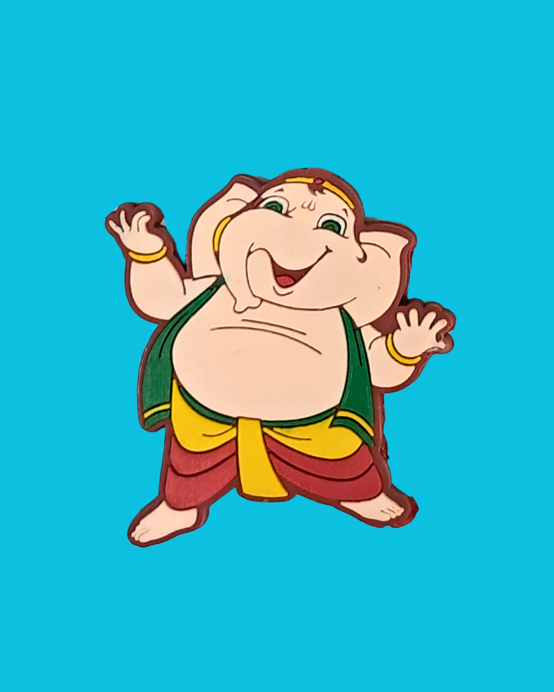 Magnet: Rubber - Little Gods - Ganesha
