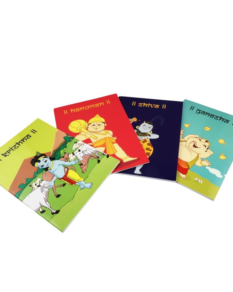 Notebook: Little Gods (Set of 4)