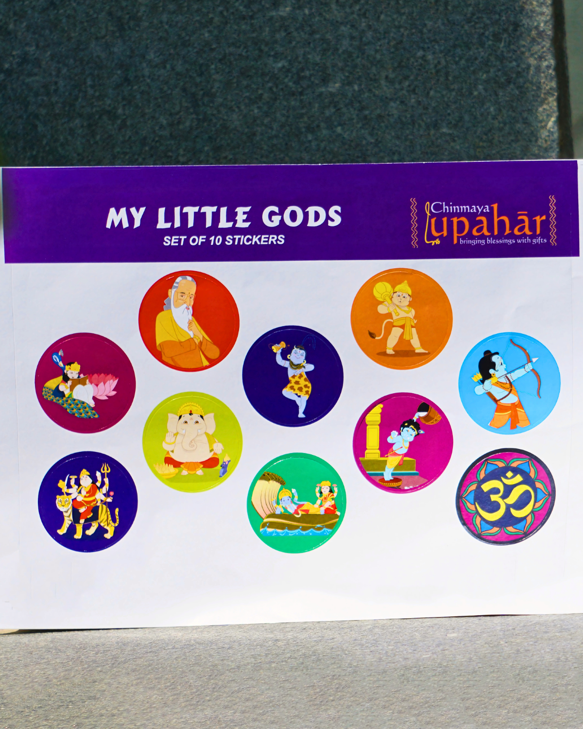 Sticker: Little Gods - Sheet of 10 (Set 1)