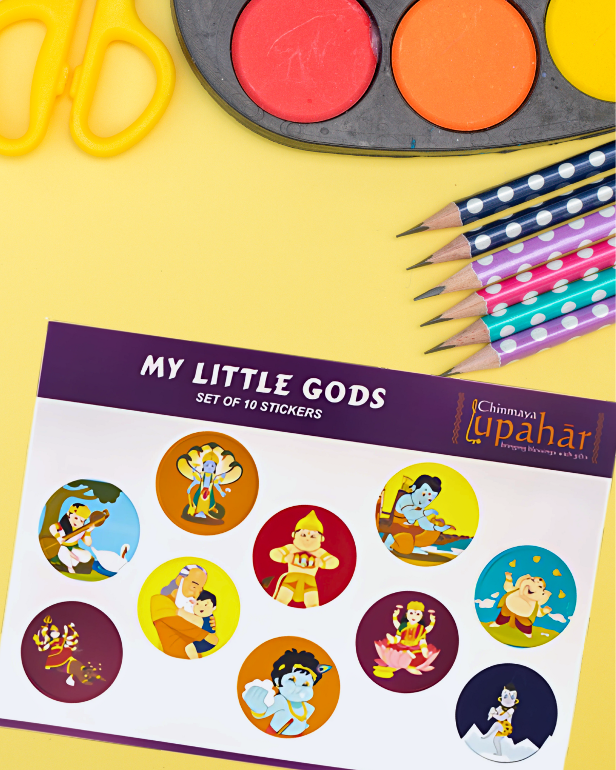 Sticker: Little Gods - Sheet of 10 (Set 2)