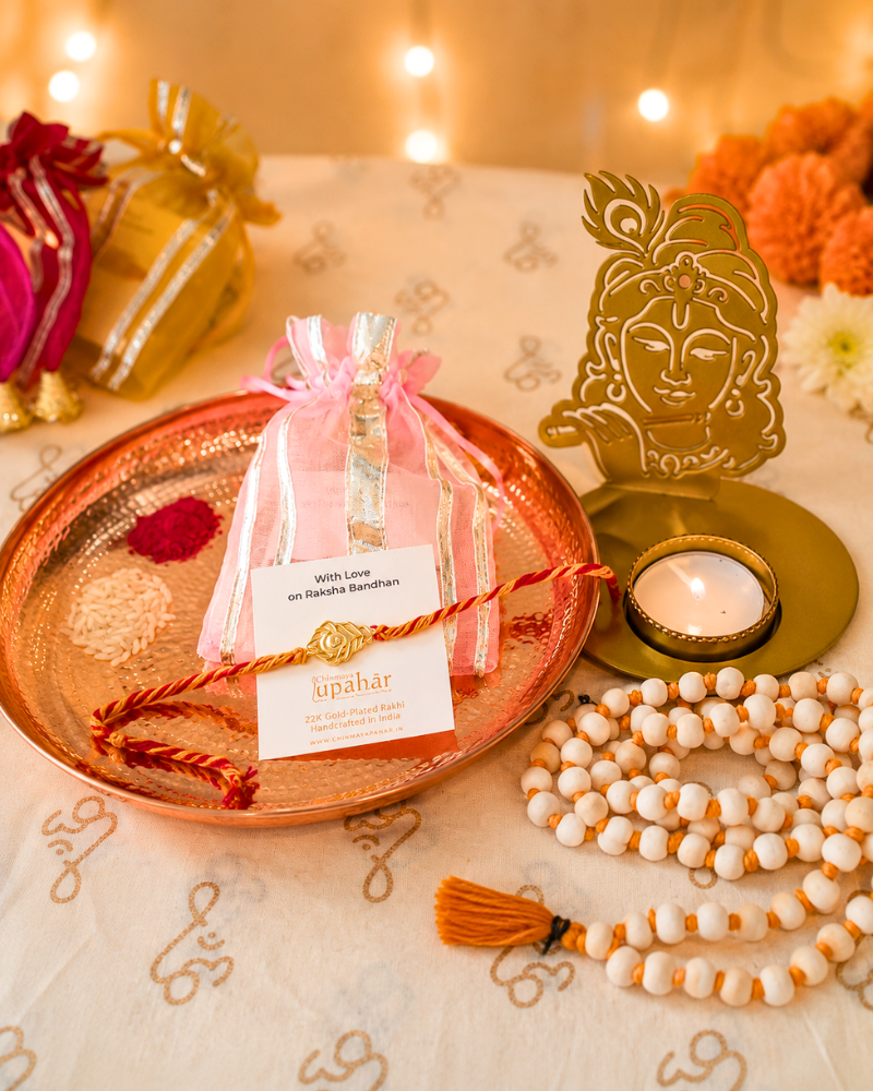 Mangalam Rakhi Gift Pack – Mor Mukut