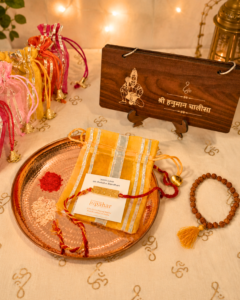 Mangalam Rakhi Gift Pack – Hanuman Chalisa