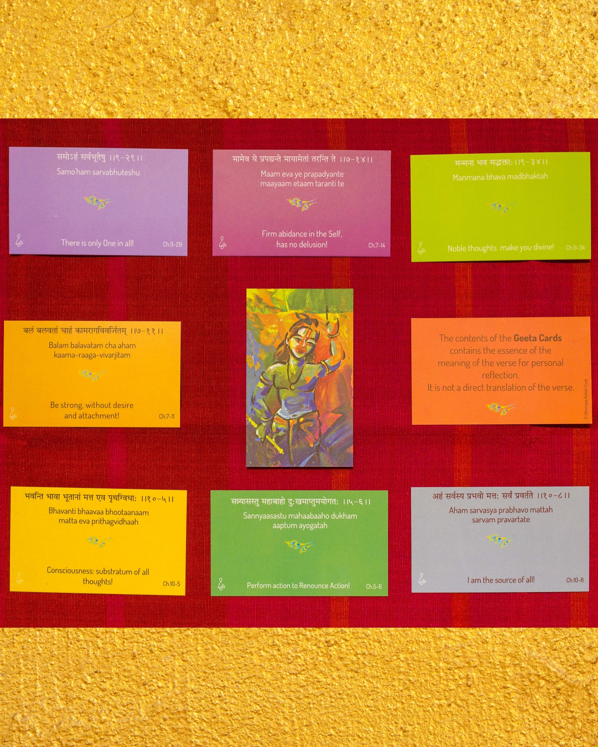 Geeta Reflection Cards - Pack of 48
