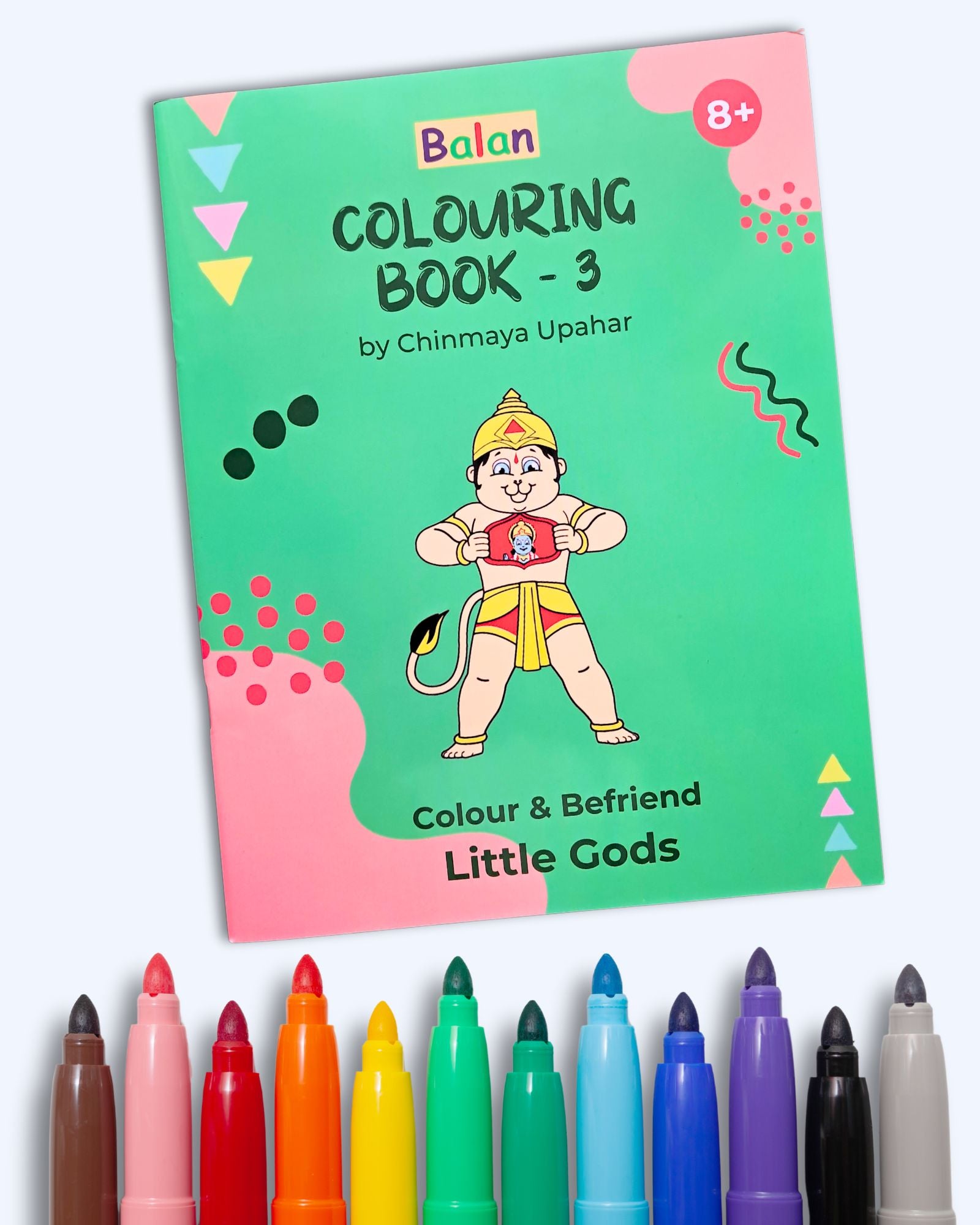 Colouring Book - 3: Colour & Befriend Little Gods (Age 8+)