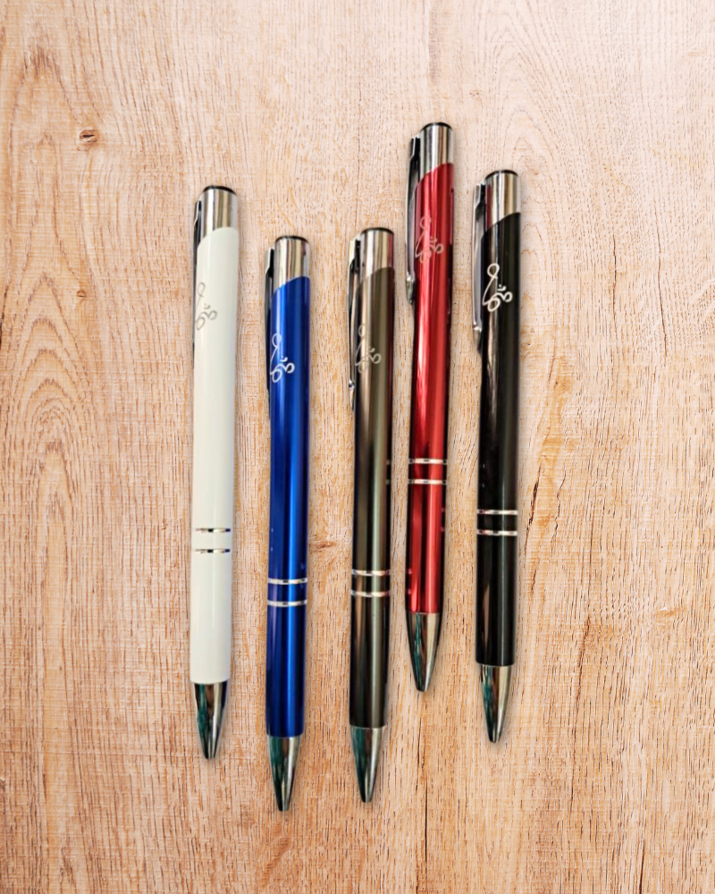 Pen: Metal Ball Pen with Om