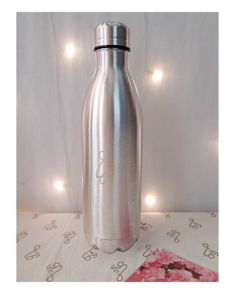 Flask: Steel Tango  - 1000 ml. - Silver