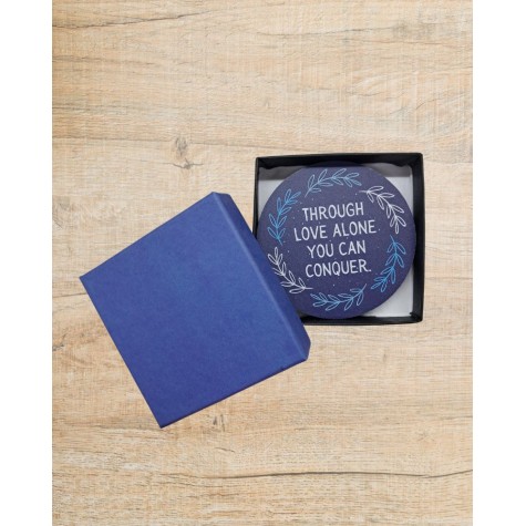 Coasters: Rubber - Round With Quotes (Set Of 4)