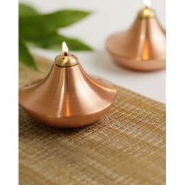 Oil Lamp Sanchi - Copper