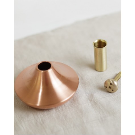 Oil Lamp Sanchi - Copper