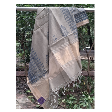 Maheshwari Dupatta with Tissue Palla