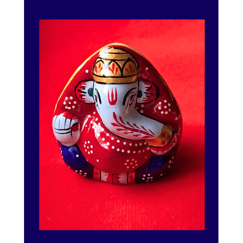 Idol: Ganesha Metal Enamelled - Small