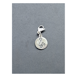 Silver: Sterling Charm - Om Cut-out (10mm)