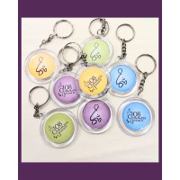 Keychain: Round Acrylic - 108 Jayanti