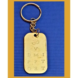 Keychain: BMI in Pure Brass