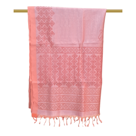 Mangalagiri Silk Cotton Saree - Pink