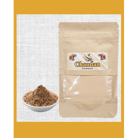 Sandalwood Powder - 100% Pure - Kraft Paper Pouch