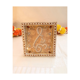 Frame: Om with Light - Small (4" x 4")