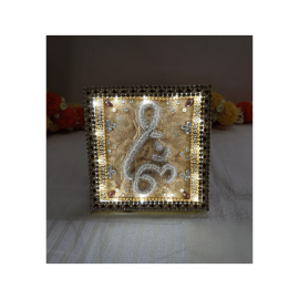 Frame: Om with Light - Small (4" x 4")