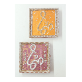 Frame: Om with Light - Medium (7" X7")