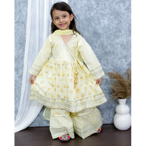 Kurta Sets:  For Girls in Cotton (long)