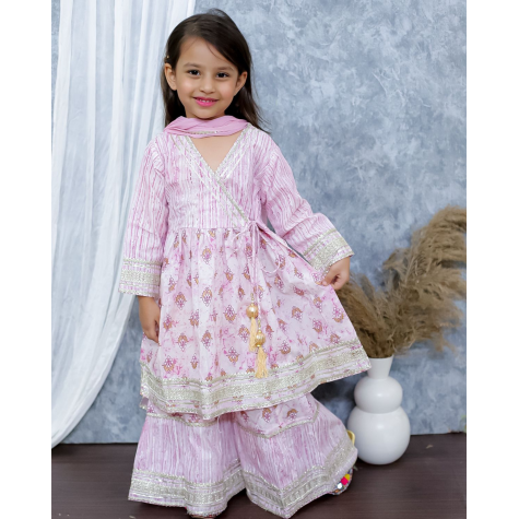 Kurta Sets:  For Girls in Cotton (long)