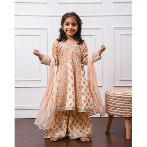 Kurta Sets:  For Girls in Cotton (long)