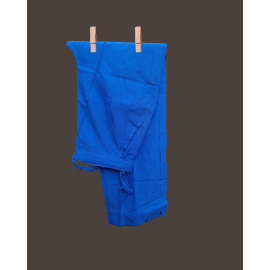 Pant: Women, Cotton - Blue